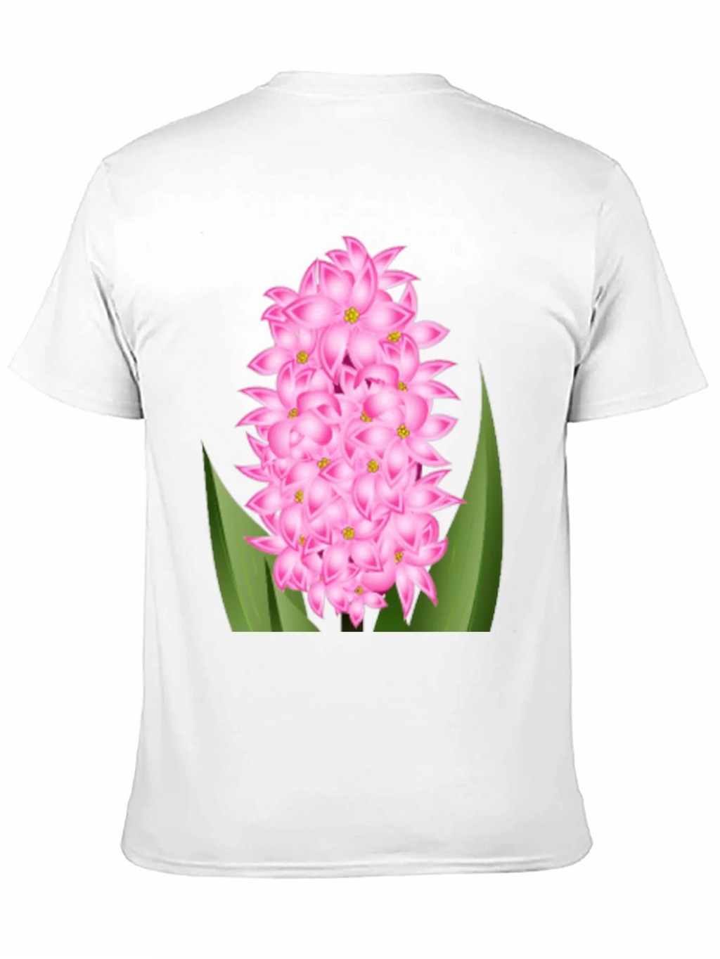 Pink Hyacinth Flower Graphic T-Shirt product image 10