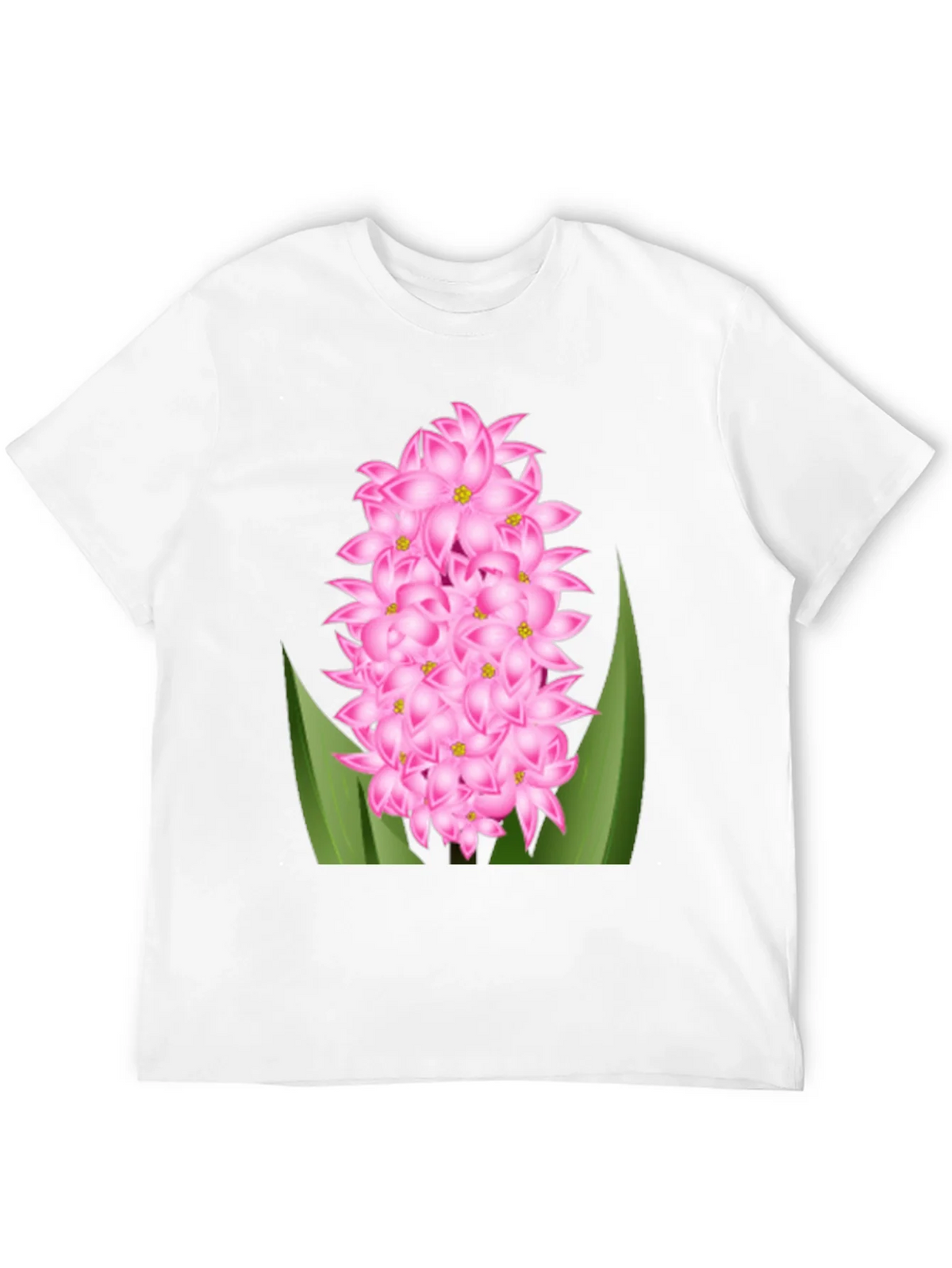 Pink Hyacinth Flower Graphic T-Shirt product image 11