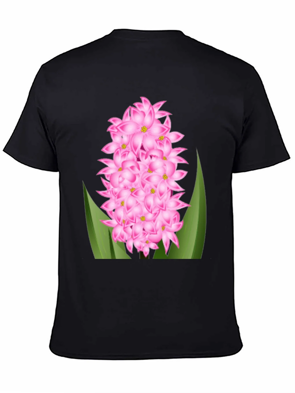 Pink Hyacinth Flower Graphic T-Shirt product image 4