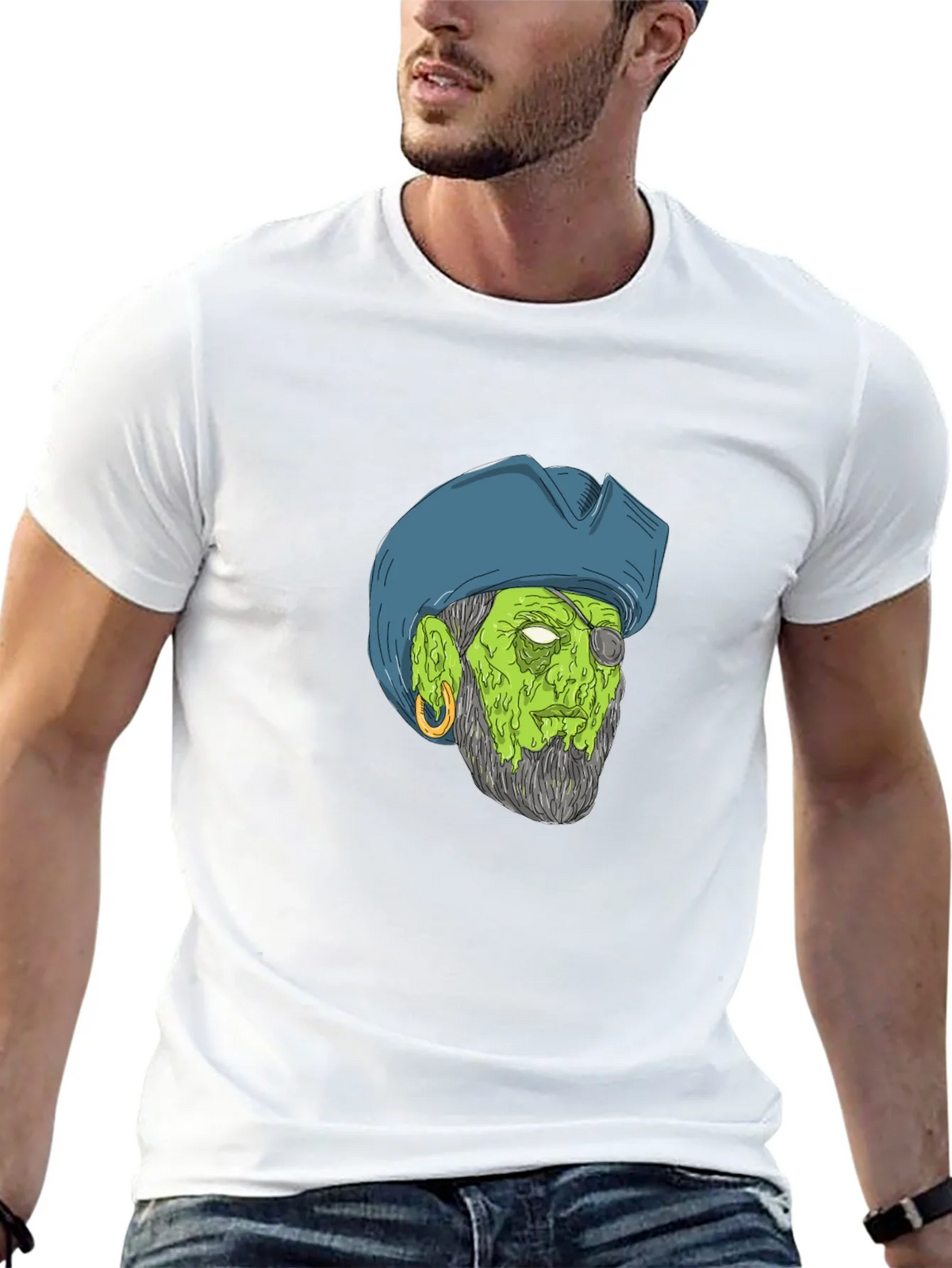 Zombie Pirate Graphic Tee product image 12