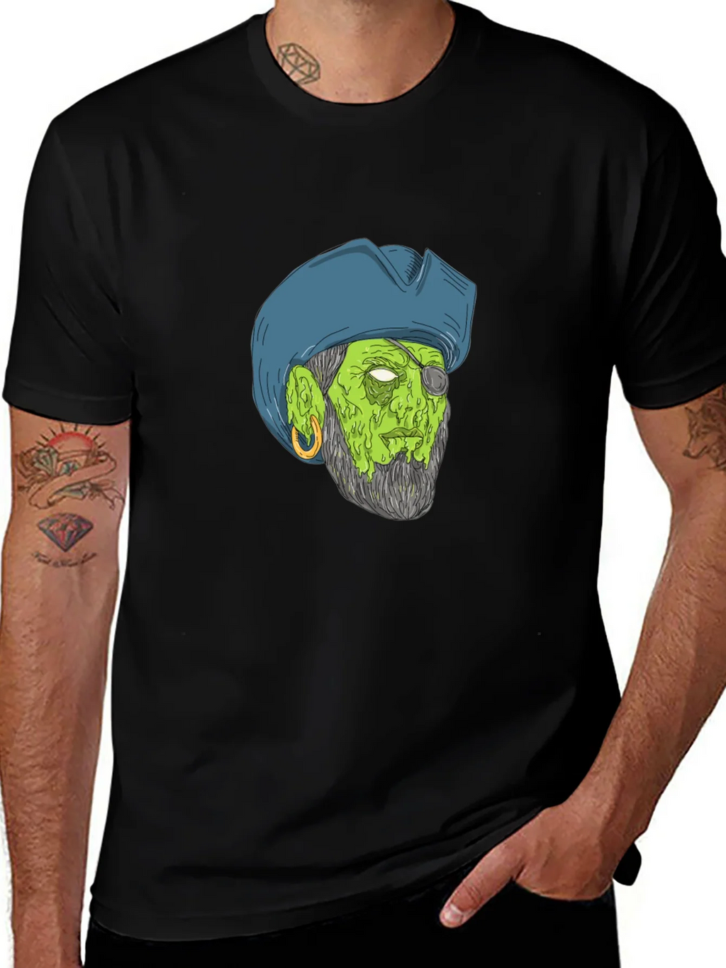 Zombie Pirate Graphic Tee product image 1
