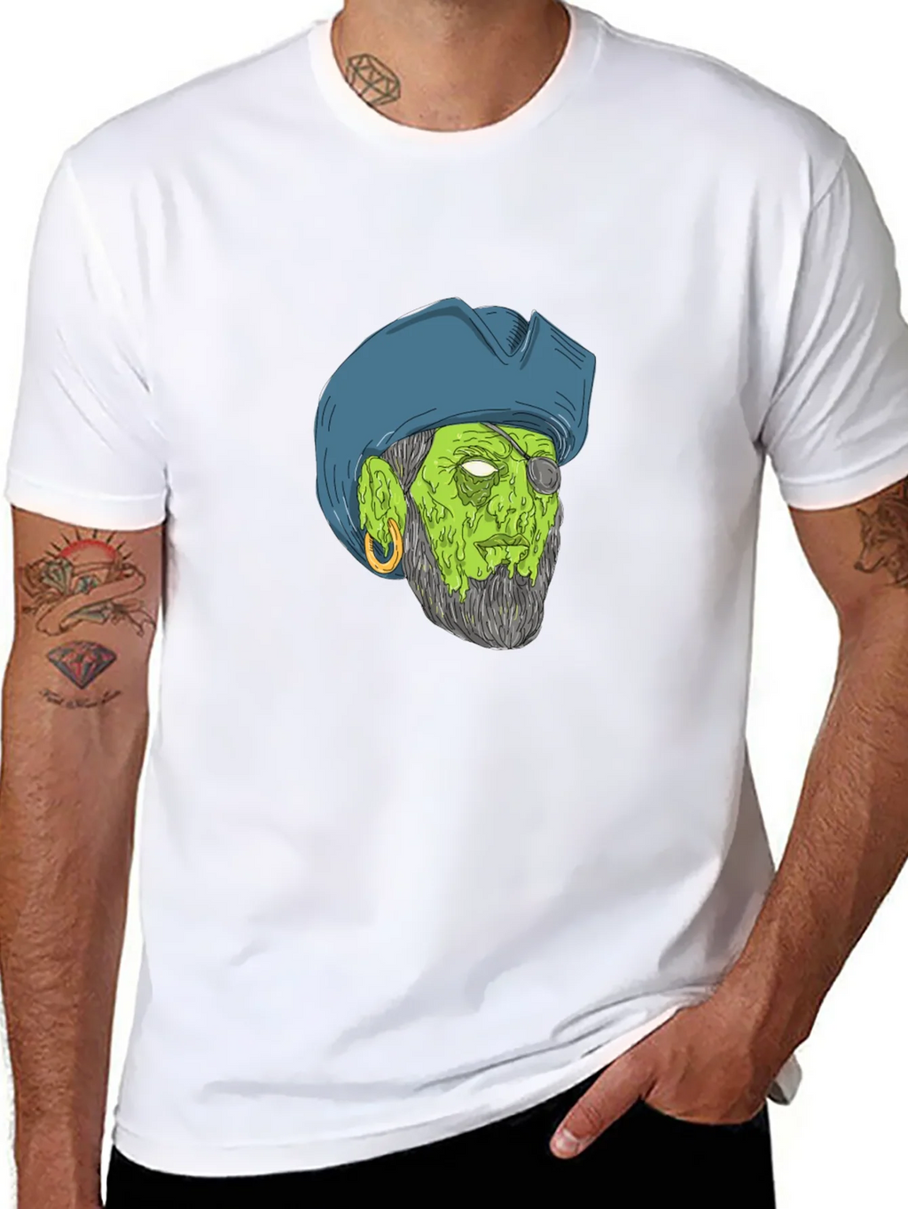 Zombie Pirate Graphic Tee product image 7