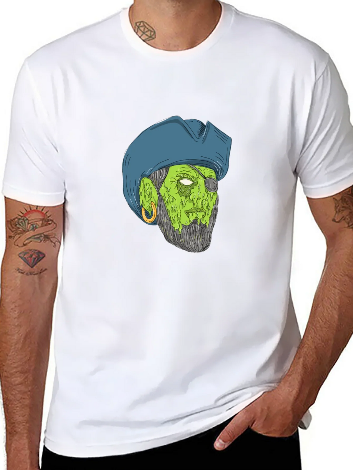 Zombie Pirate Graphic Tee product image 7