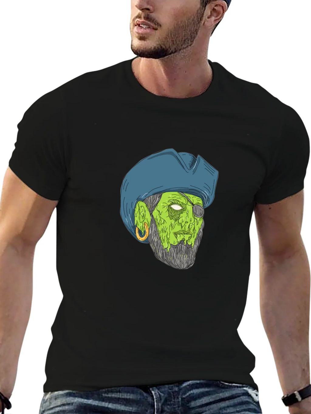 Zombie Pirate Graphic Tee product image 6
