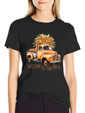 Welcome to Our Patch Fall T-Shirt product image 1