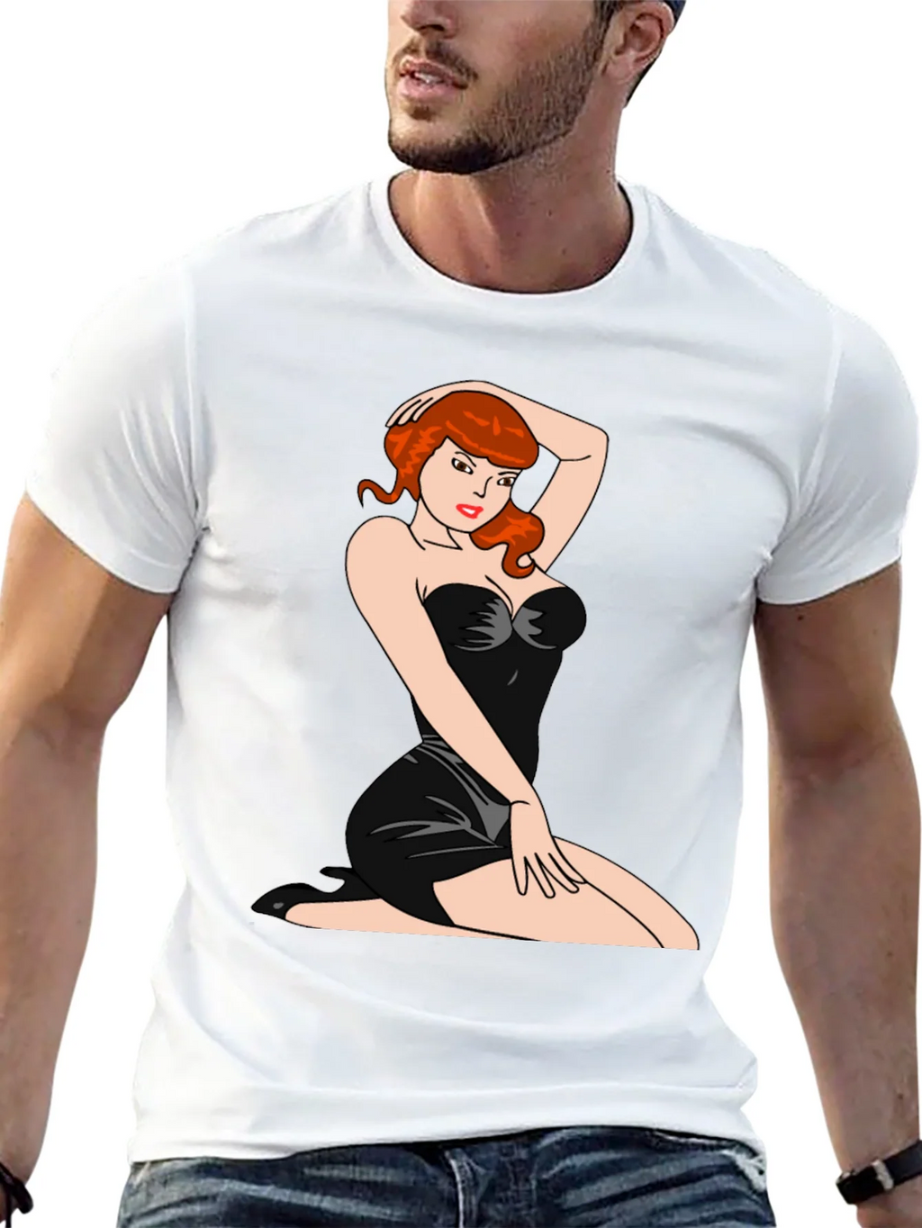 Pin-Up Girl Graphic T-Shirt product image 12