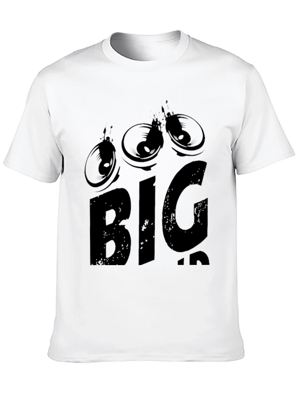 BIG Graphic Tee - Black Mens T-Shirt product image 5