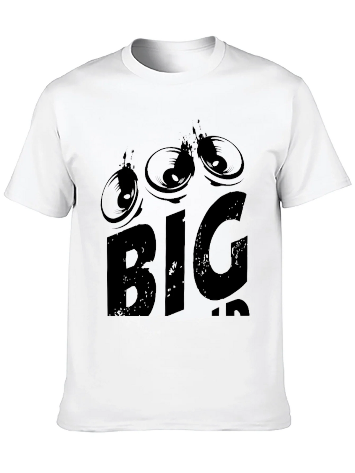 BIG Graphic Tee - Black Mens T-Shirt product image 5