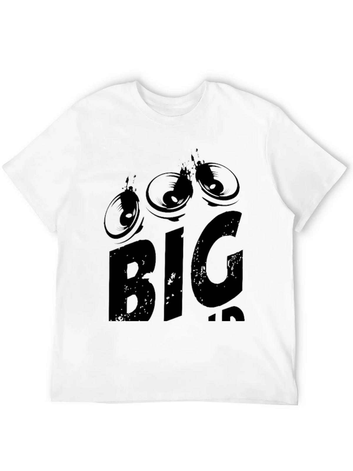 BIG Graphic Tee - Black Mens T-Shirt product image 7