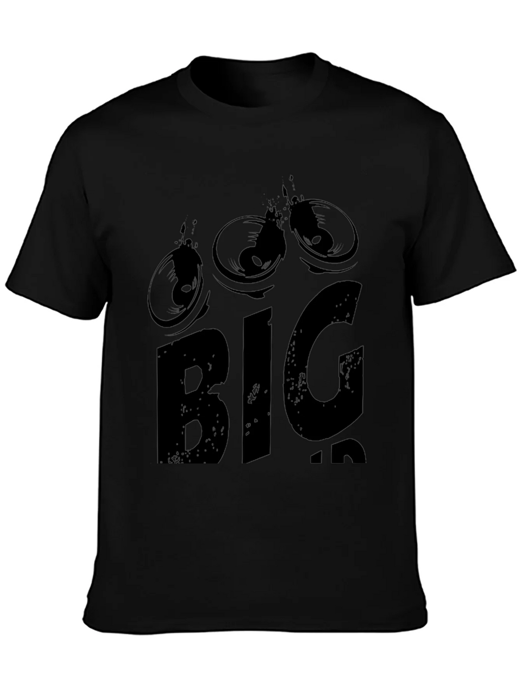 BIG Graphic Tee - Black Mens T-Shirt product image 2
