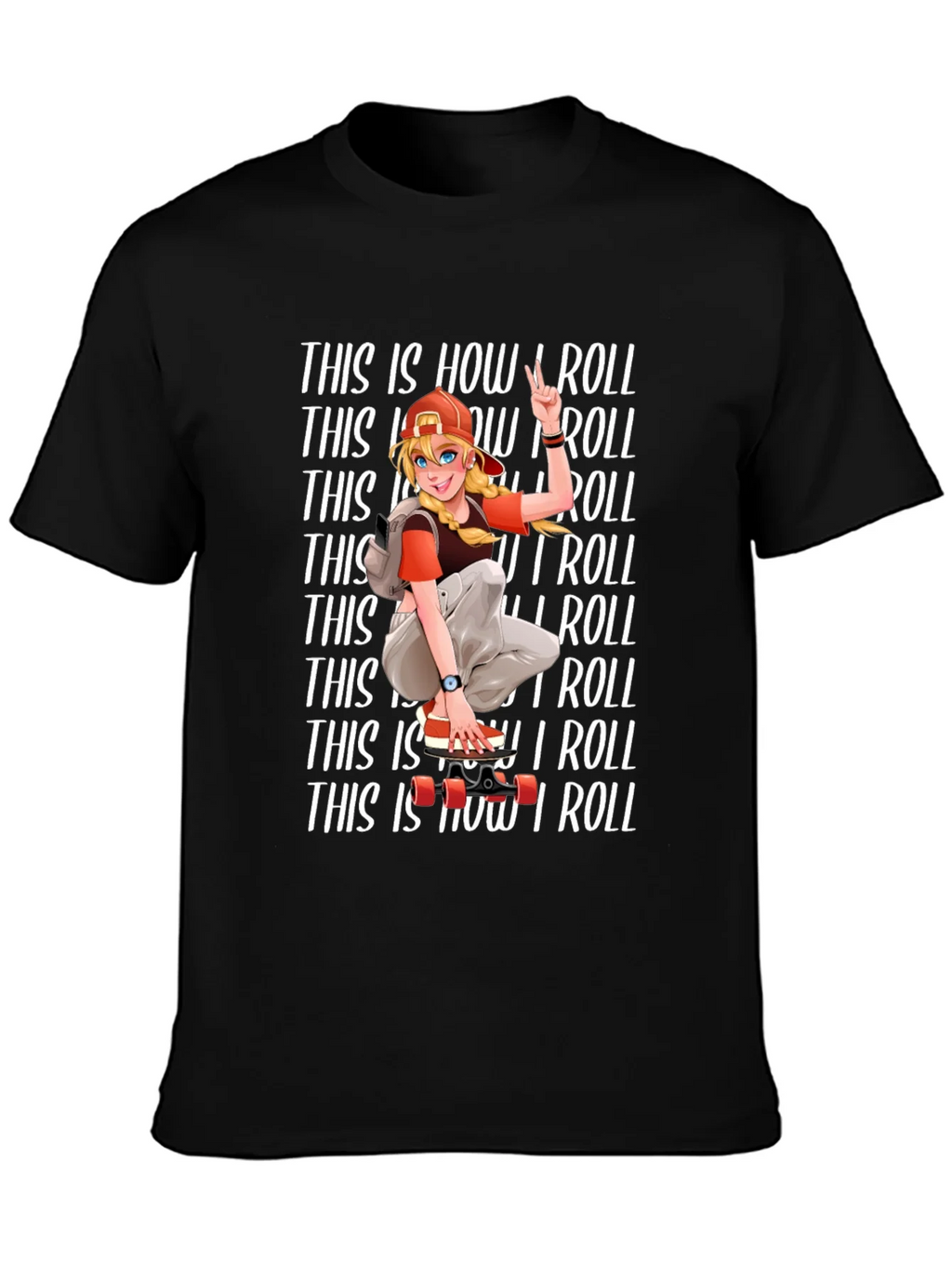 This Is How I Roll Skater T-Shirt product image 2