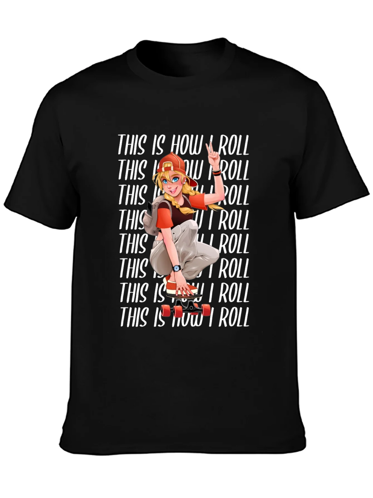 This Is How I Roll Skater T-Shirt product image 2