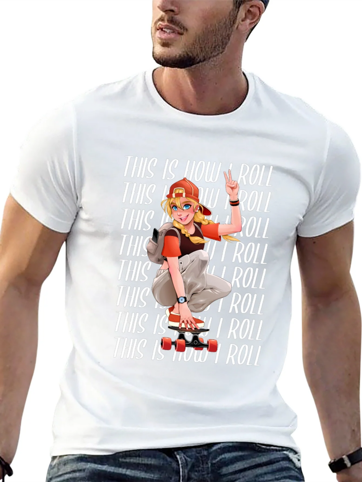 This Is How I Roll Skater T-Shirt product image 6