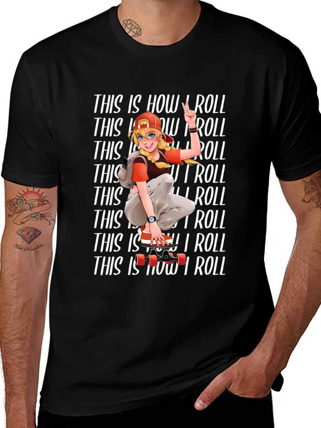 This Is How I Roll Skater T-Shirt product image 1