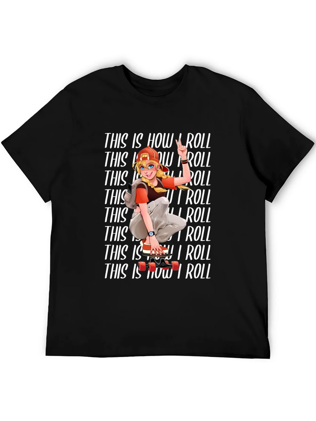This Is How I Roll Skater T-Shirt product image 3