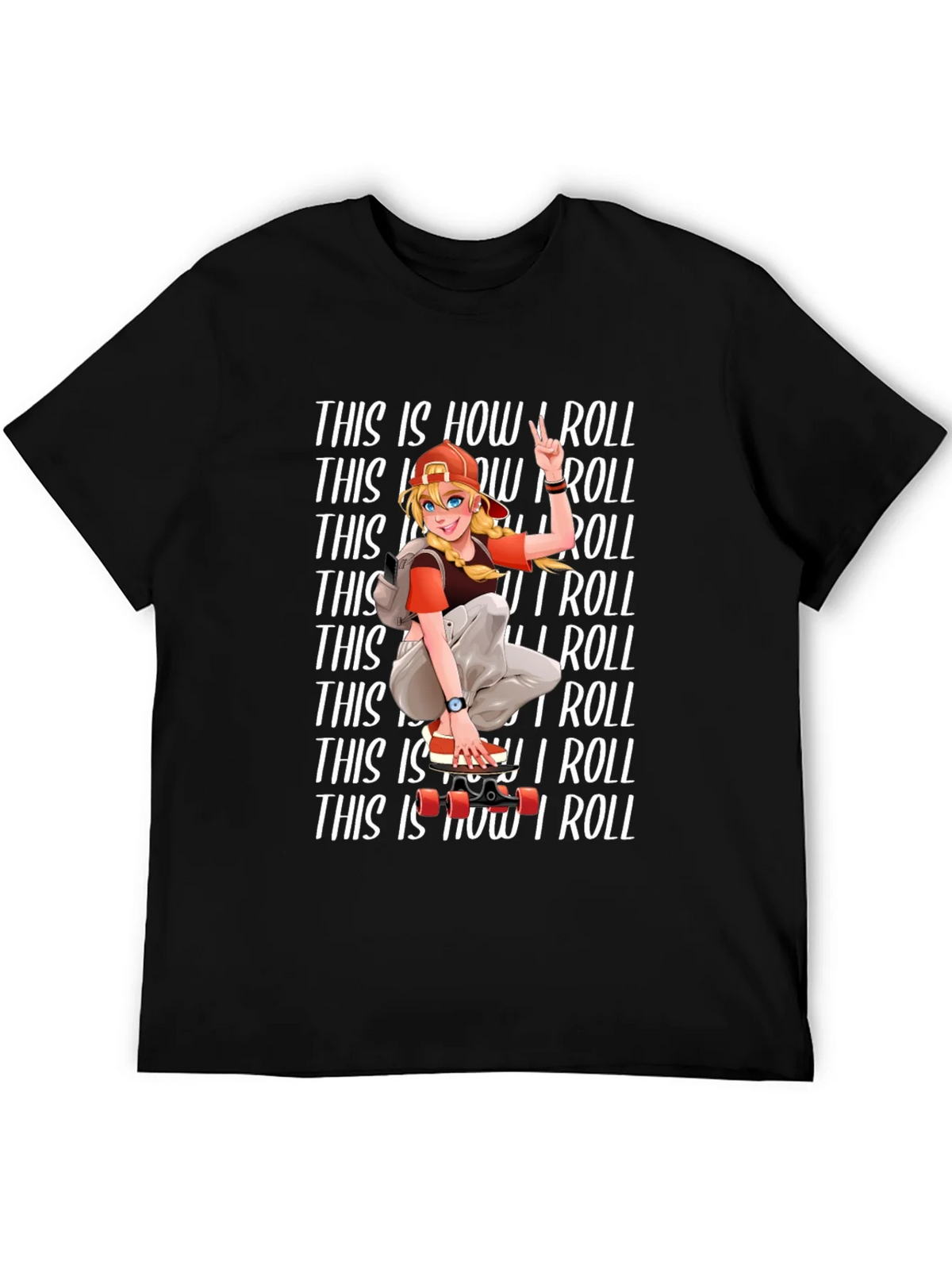This Is How I Roll Skater T-Shirt product image 3