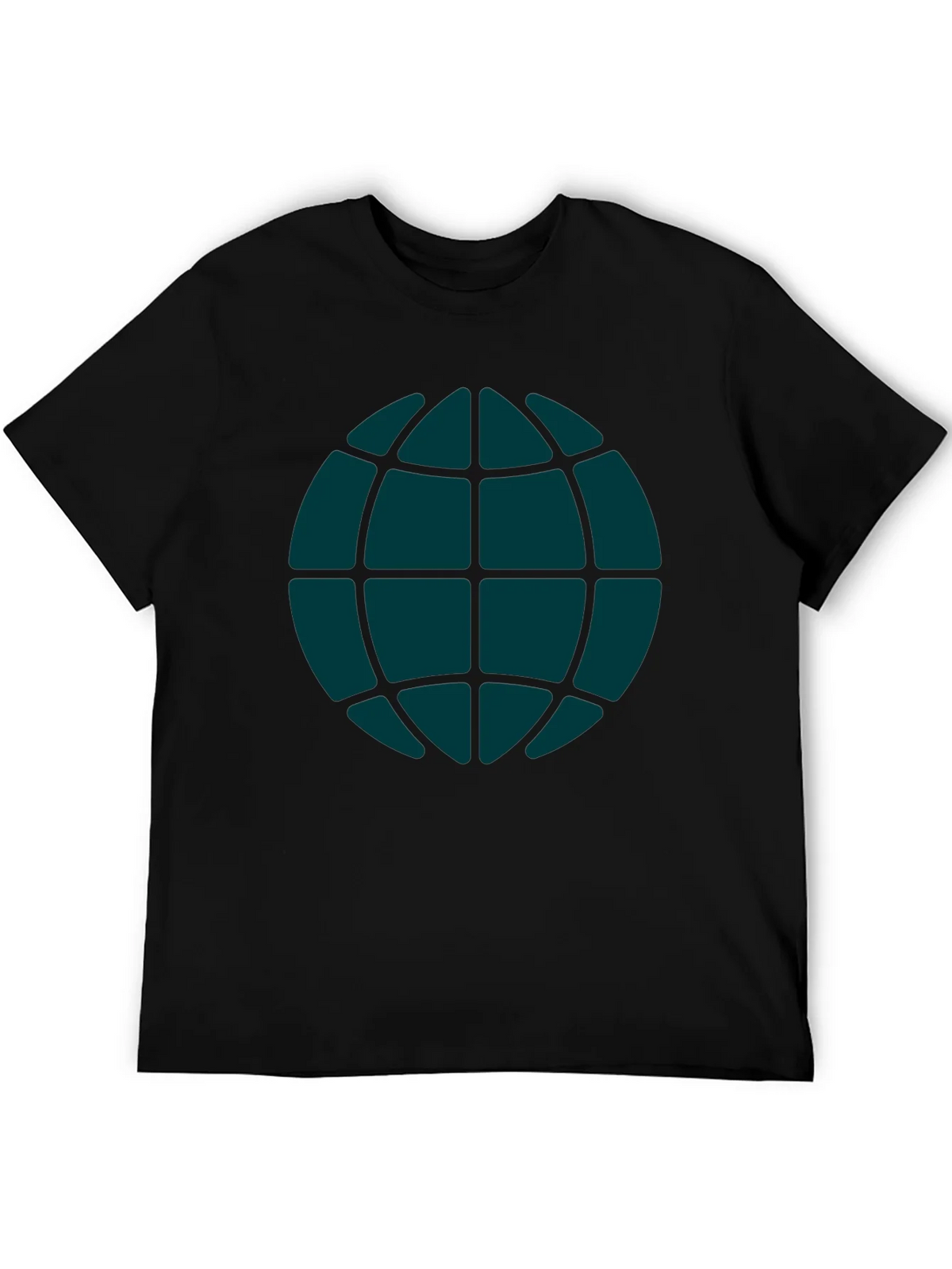 Globe Graphic Tee - Casual Black T-Shirt product image 5
