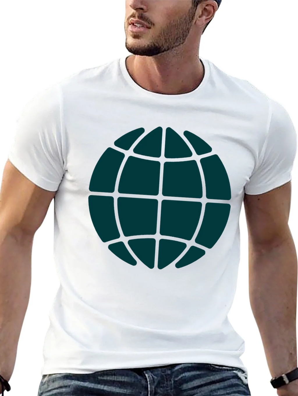Globe Graphic Tee - Casual Black T-Shirt product image 12