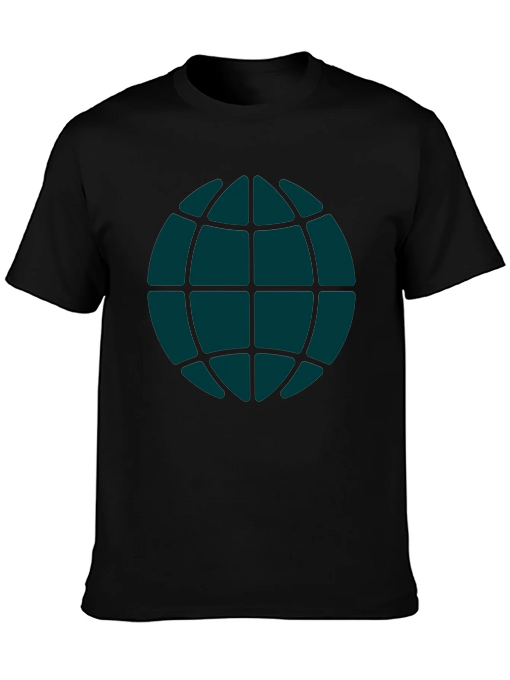 Globe Graphic Tee - Casual Black T-Shirt product image 3