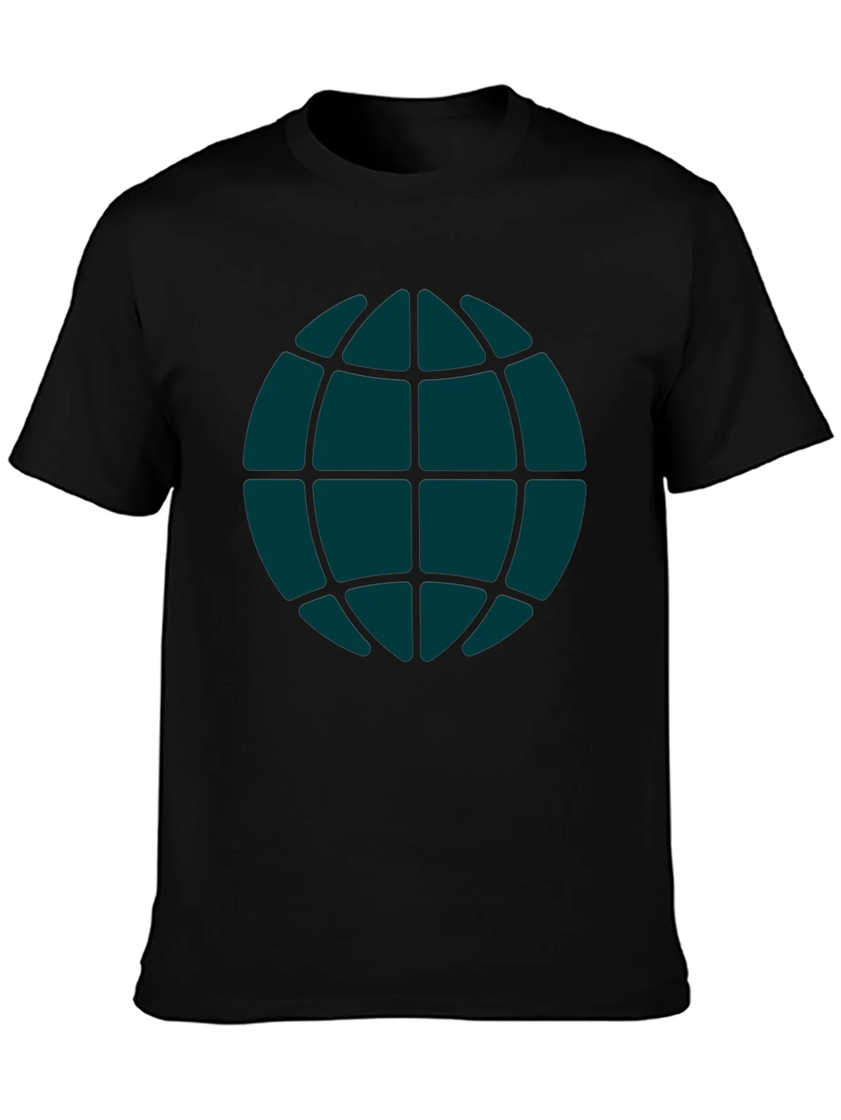 Globe Graphic Tee - Casual Black T-Shirt product image 3