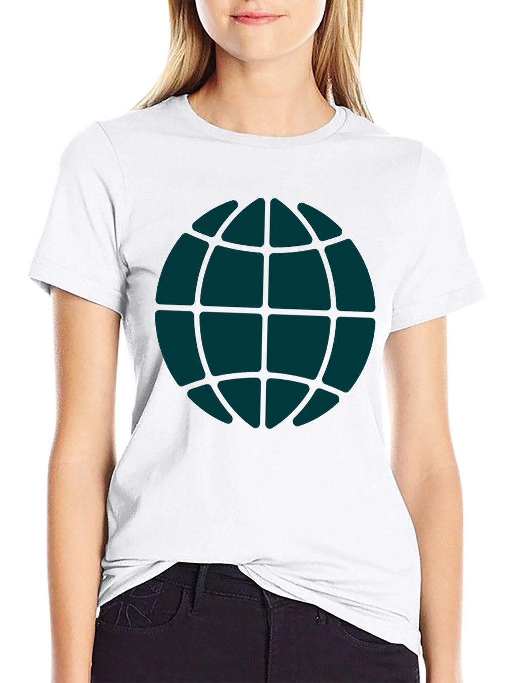 Globe Graphic Tee - Casual Black T-Shirt product image 8