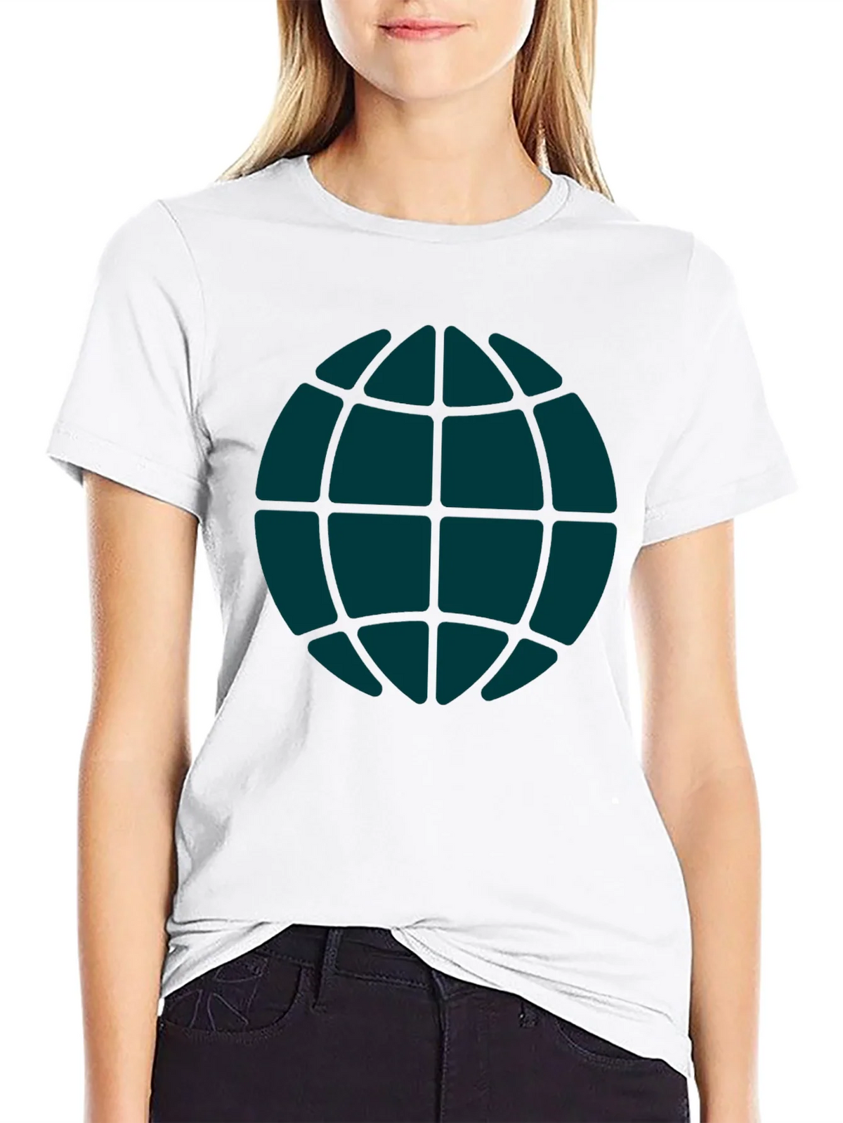 Globe Graphic Tee - Casual Black T-Shirt product image 8