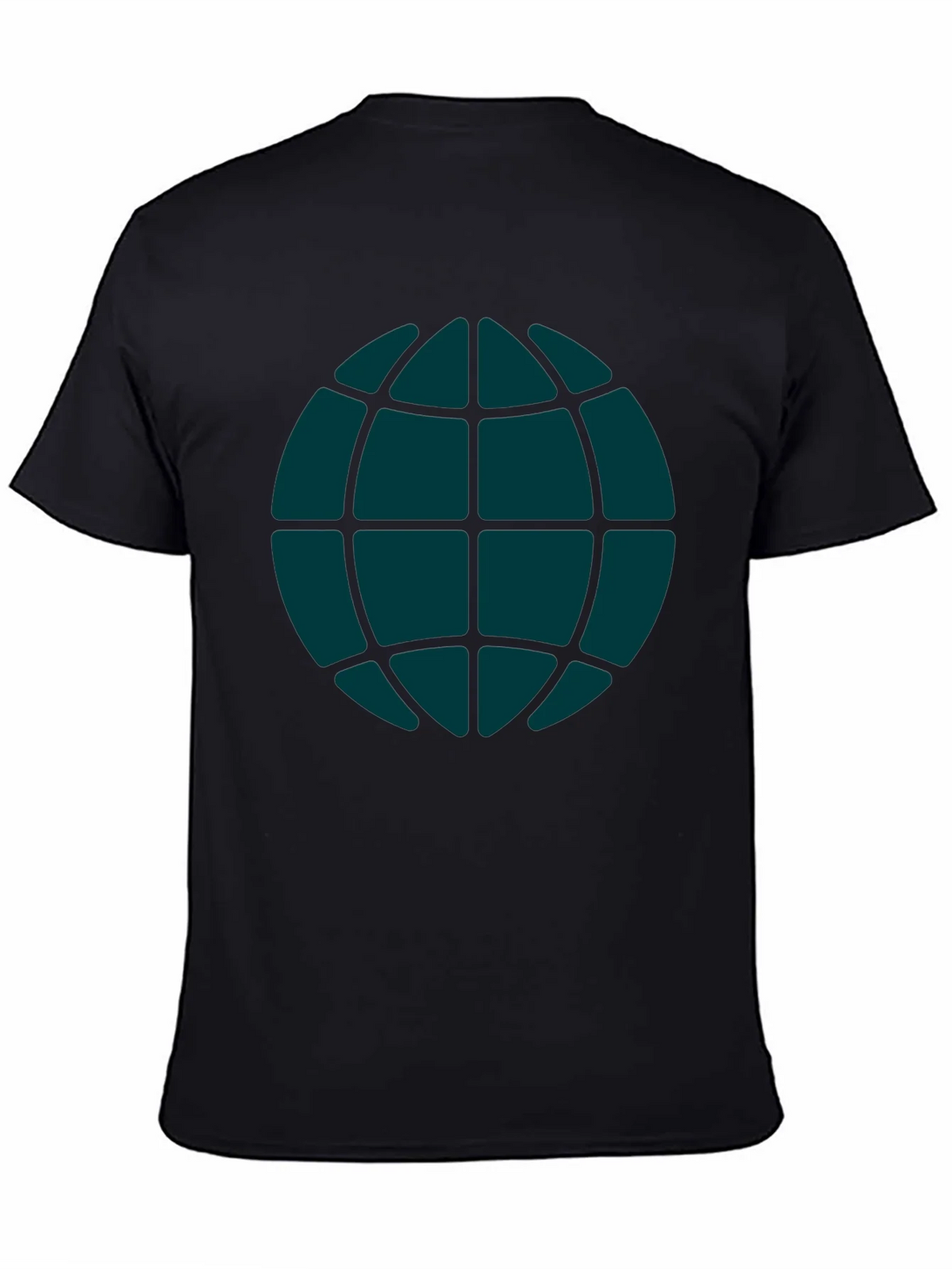 Globe Graphic Tee - Casual Black T-Shirt product image 4