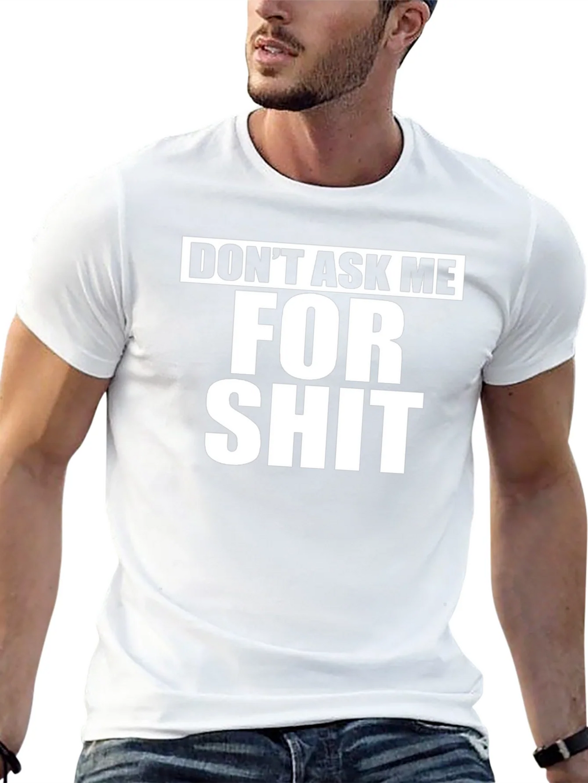 Dont Ask Me For Shit Graphic Tee - Black product image 7