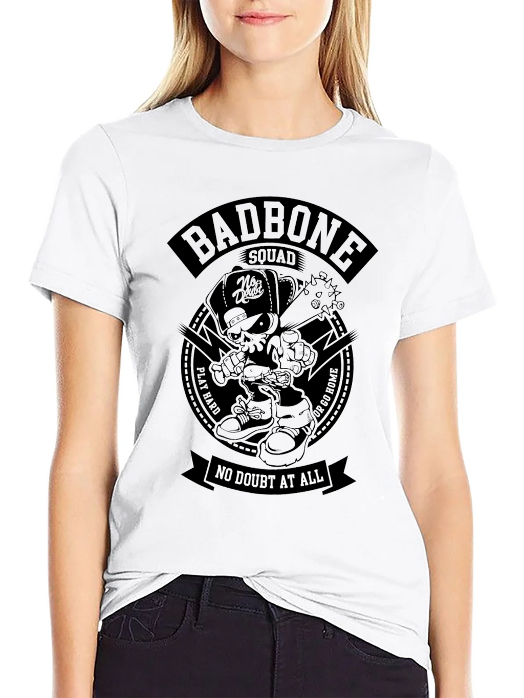 Badbone Squad T-Shirt - Skull Graphic Tee product image 8