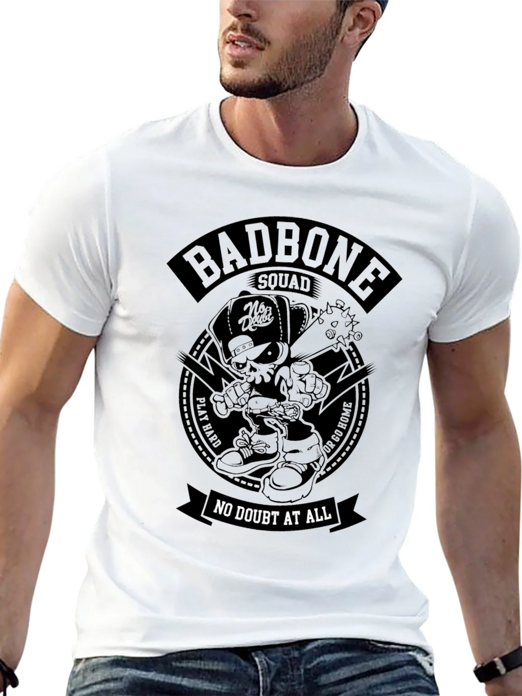 Badbone Squad T-Shirt - Skull Graphic Tee product image 12