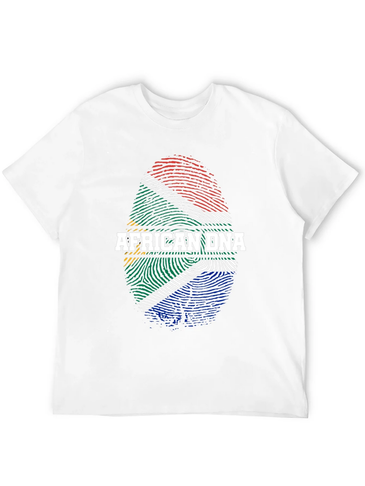 African DNA Flag Fingerprint T-Shirt product image 11