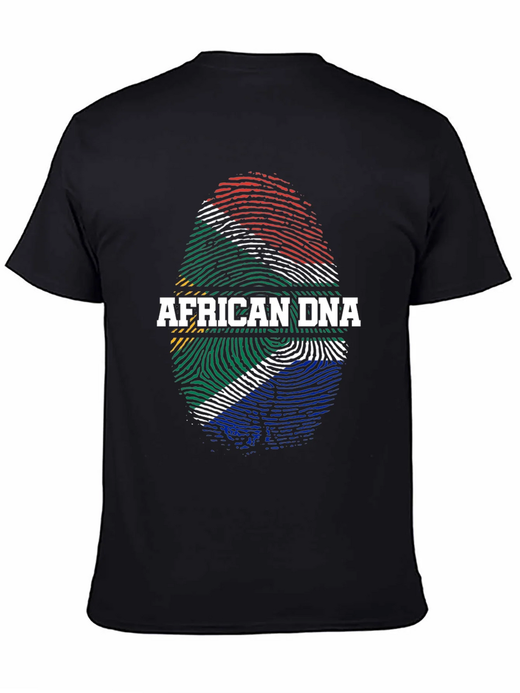 African DNA Flag Fingerprint T-Shirt product image 4