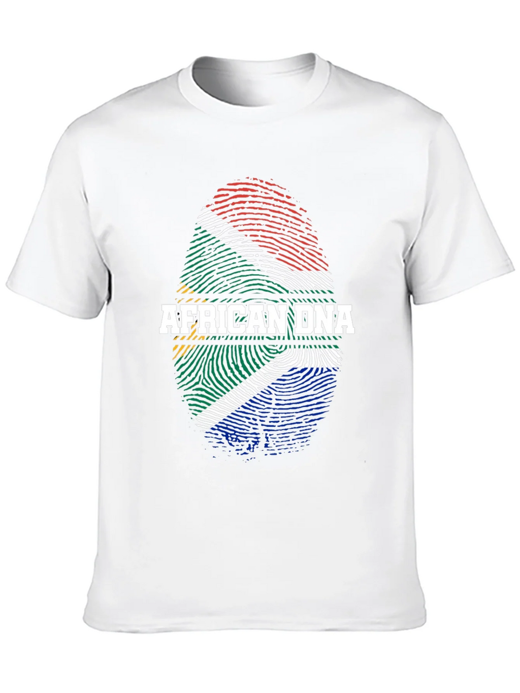 African DNA Flag Fingerprint T-Shirt product image 9