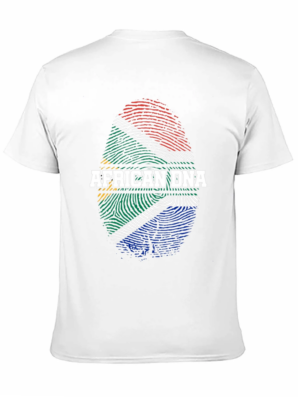 African DNA Flag Fingerprint T-Shirt product image 10