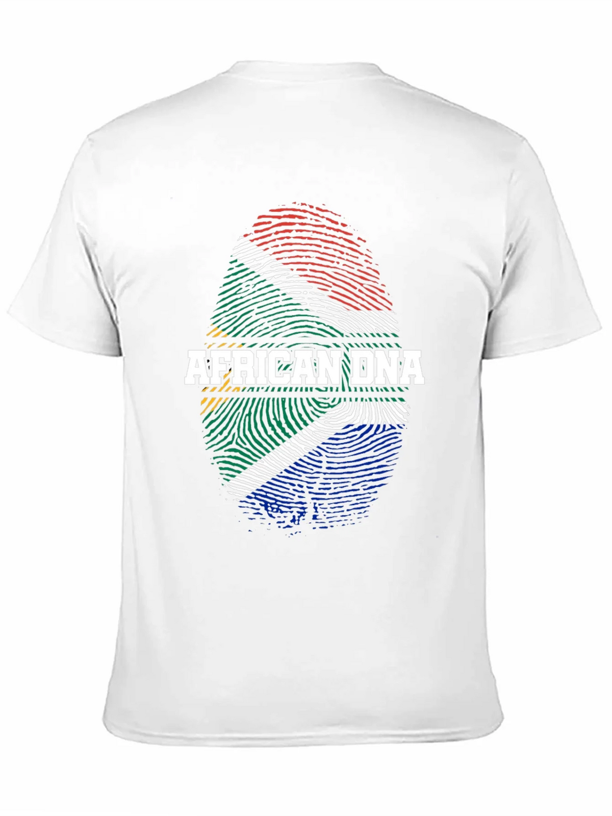 African DNA Flag Fingerprint T-Shirt product image 10