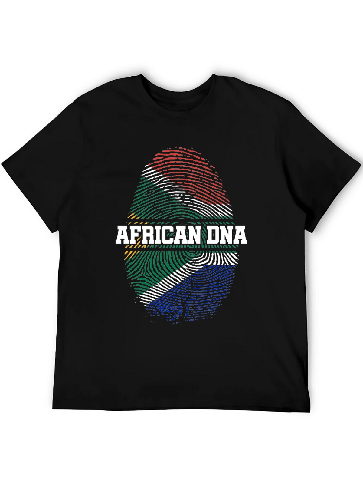 African DNA Flag Fingerprint T-Shirt product image 5