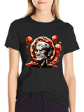 Creepy Zombie Graphic Tee - Black product image 1