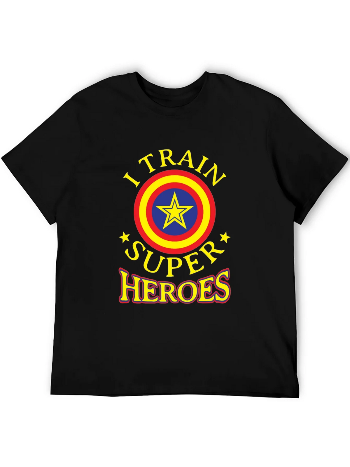 I Train Super Heroes Graphic T-Shirt product image 5