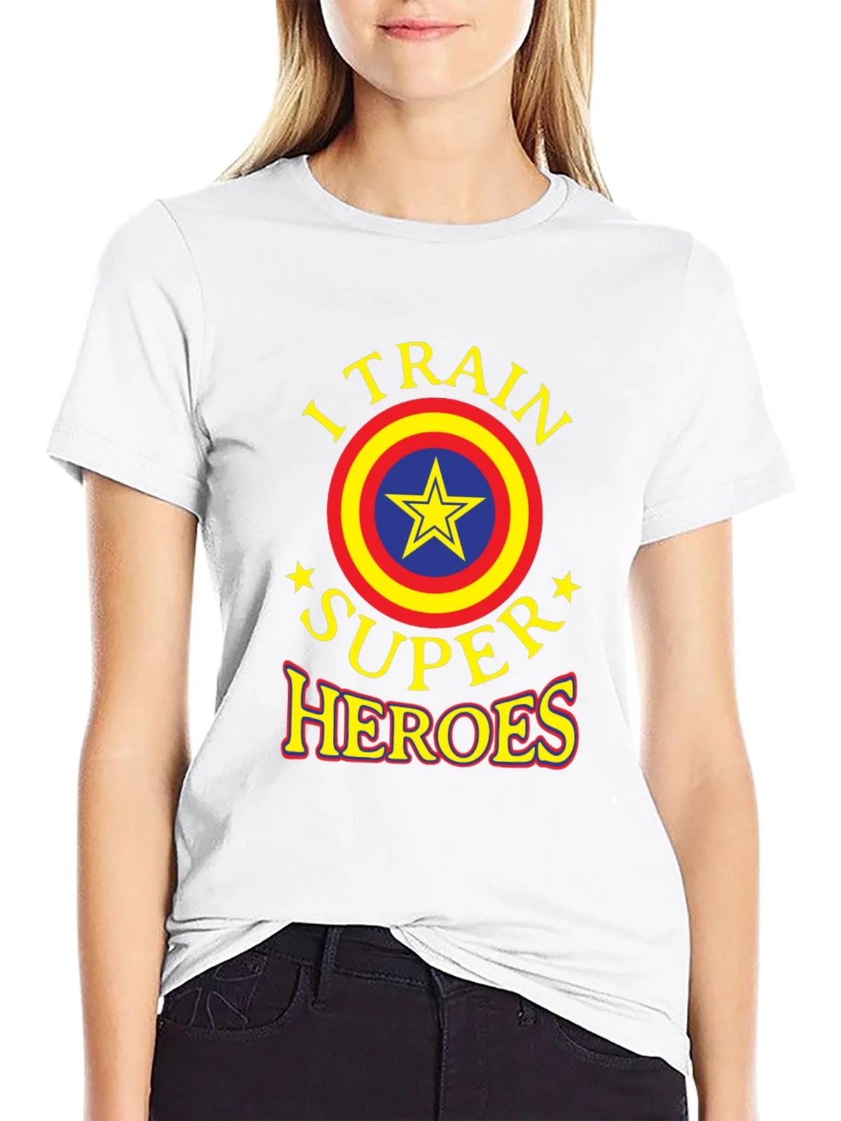 I Train Super Heroes Graphic T-Shirt product image 8