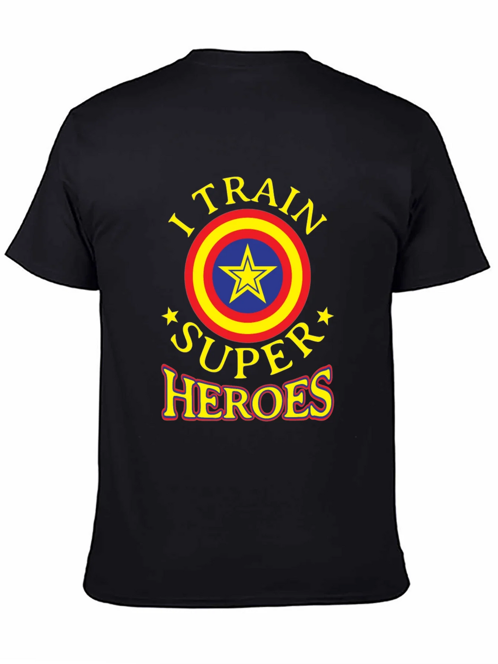 I Train Super Heroes Graphic T-Shirt product image 4