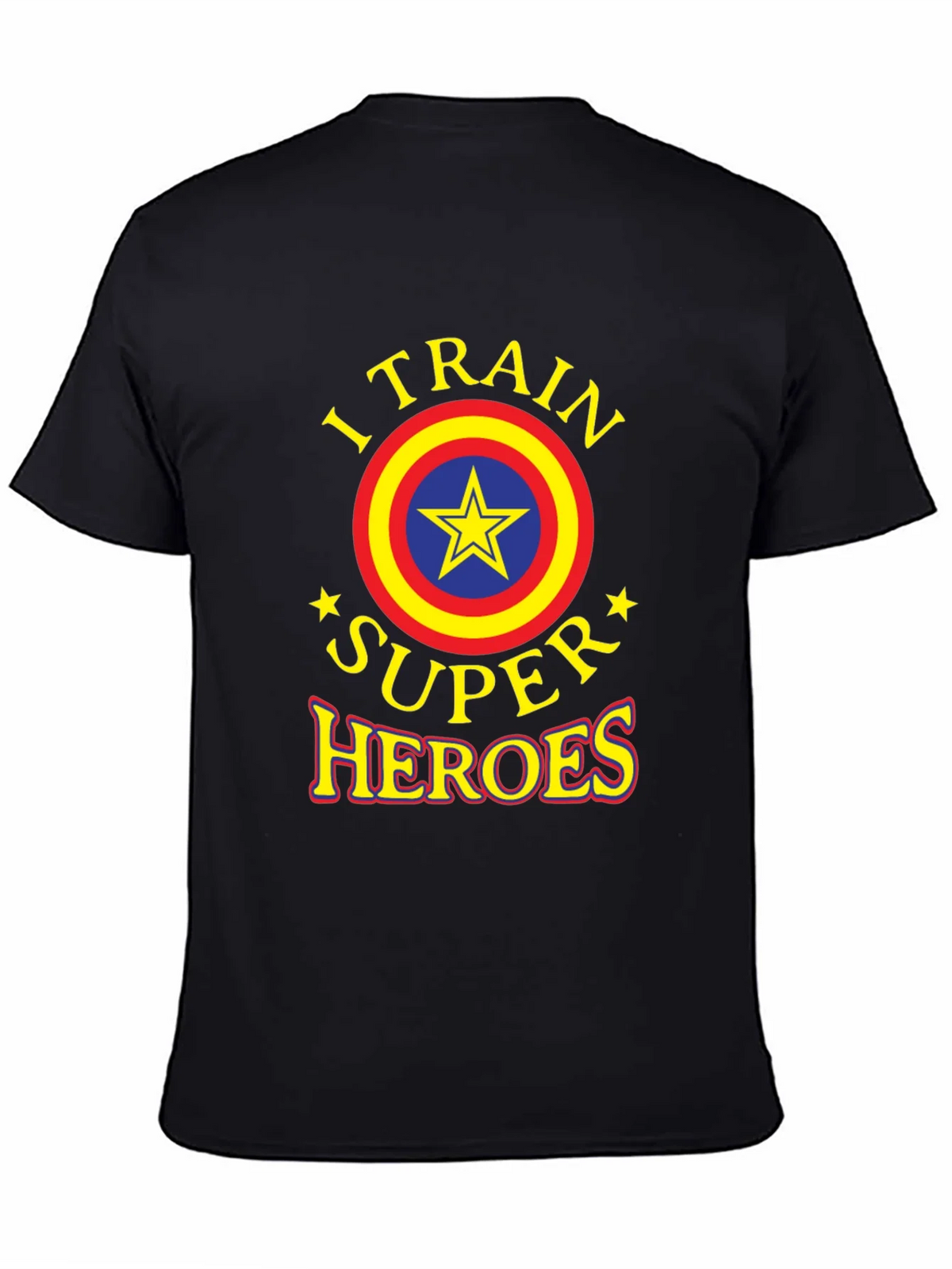I Train Super Heroes Graphic T-Shirt product image 4