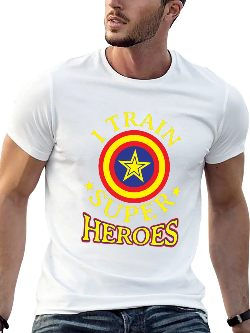 I Train Super Heroes Graphic T-Shirt product image 12