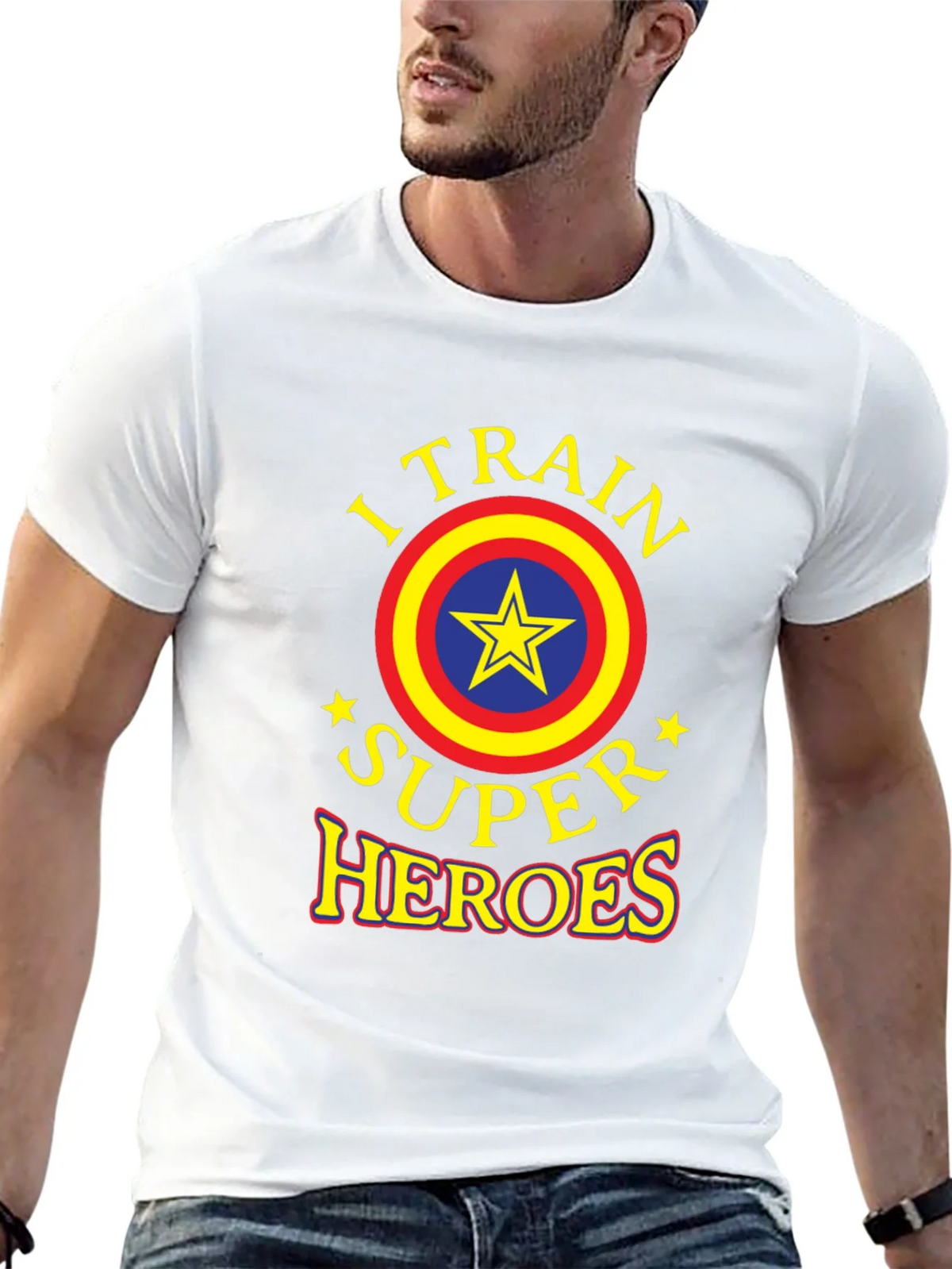 I Train Super Heroes Graphic T-Shirt product image 12