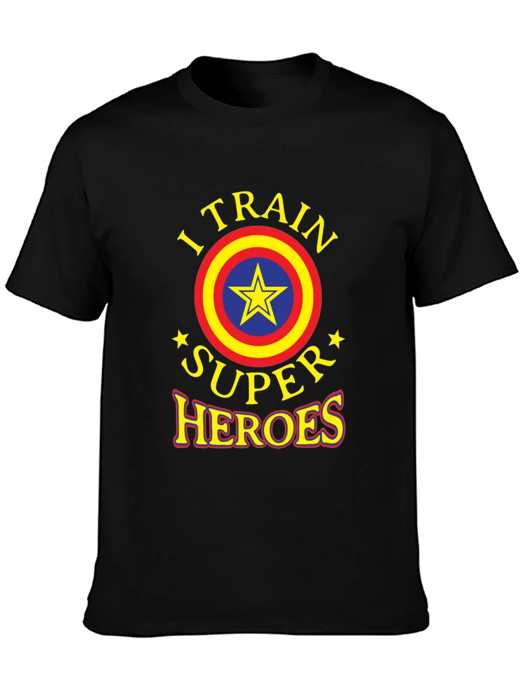 I Train Super Heroes Graphic T-Shirt product image 3
