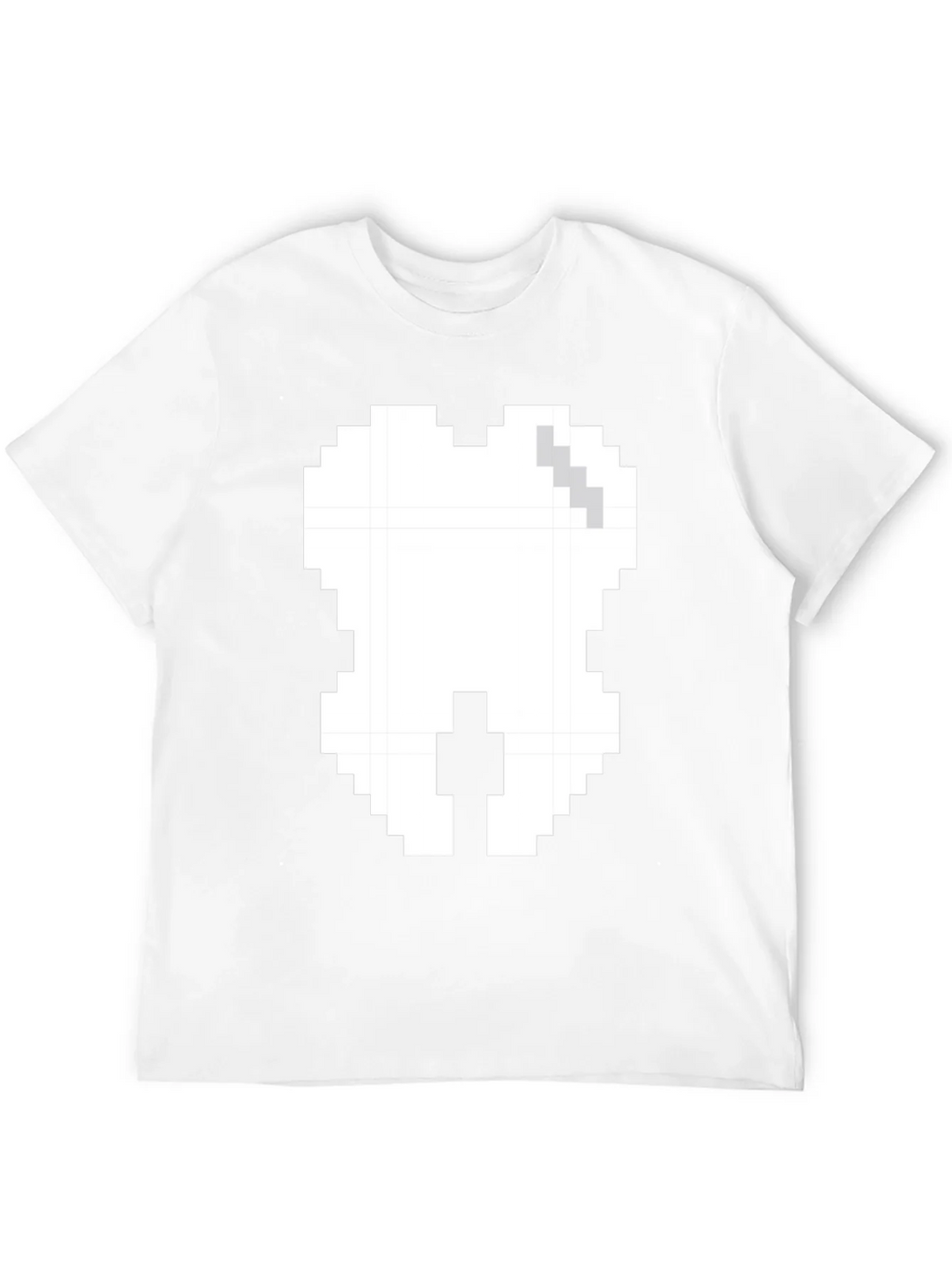 Pixel Tooth Graphic Tee - Black Cotton product image 11