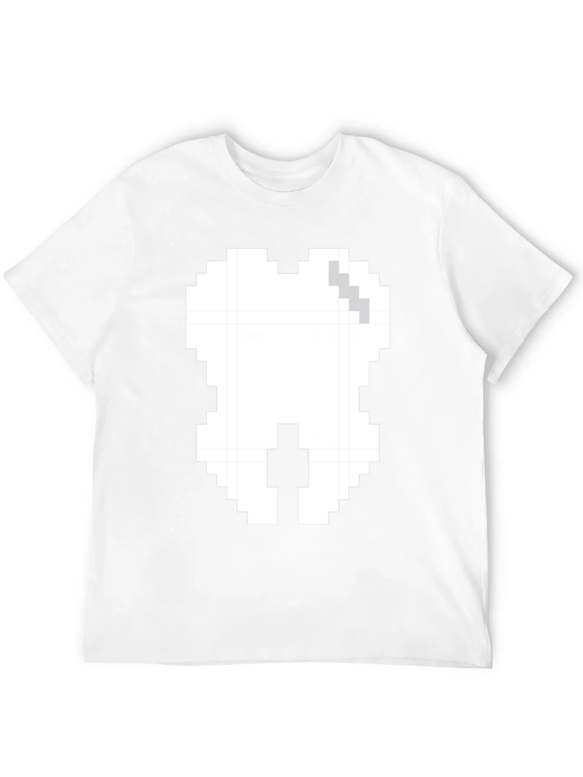 Pixel Tooth Graphic Tee - Black Cotton product image 11