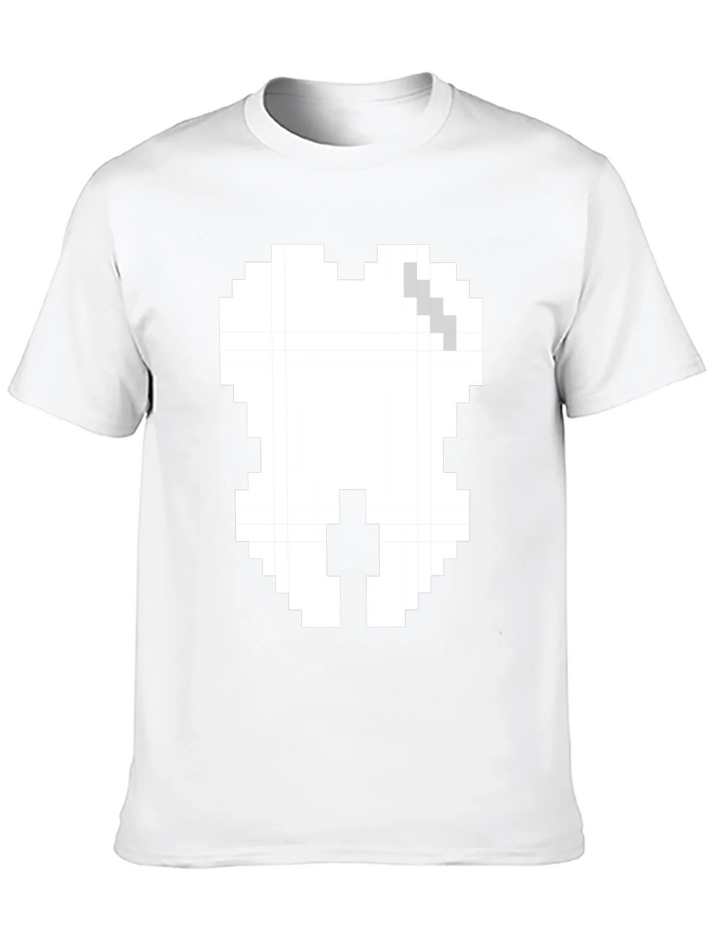Pixel Tooth Graphic Tee - Black Cotton product image 9