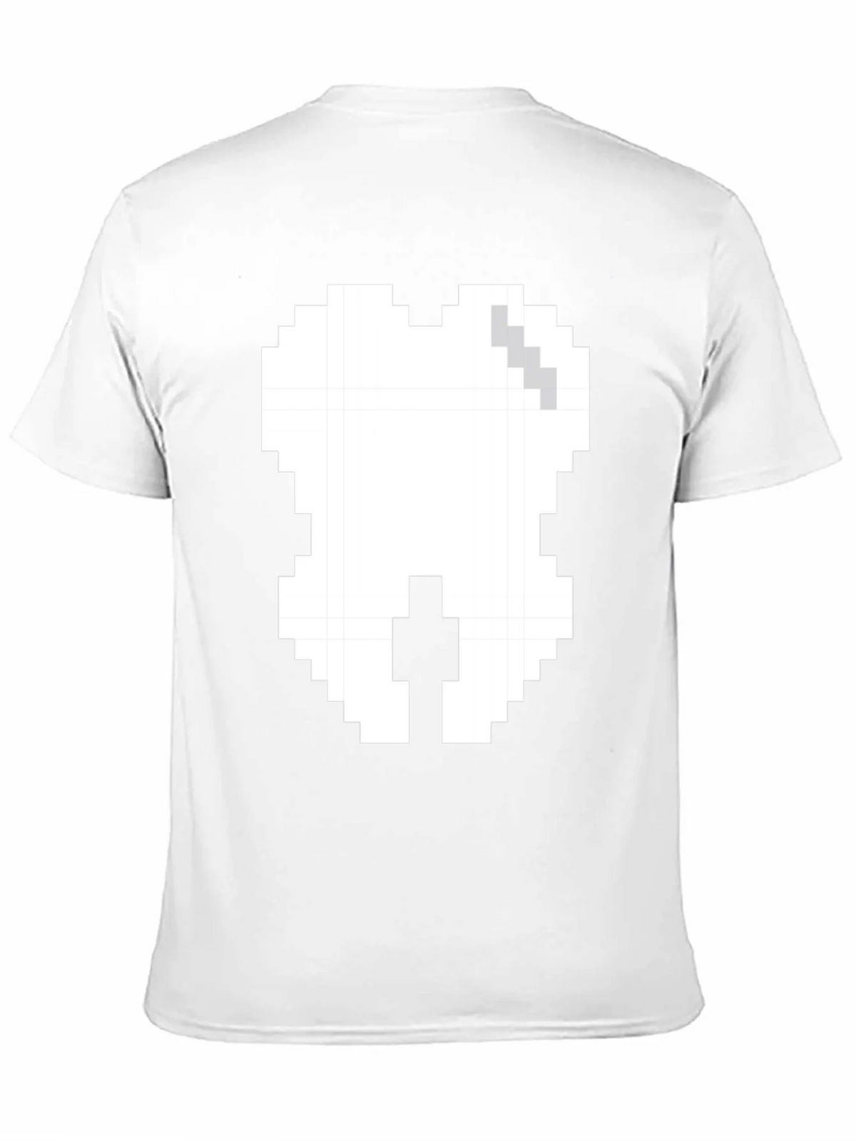 Pixel Tooth Graphic Tee - Black Cotton product image 10