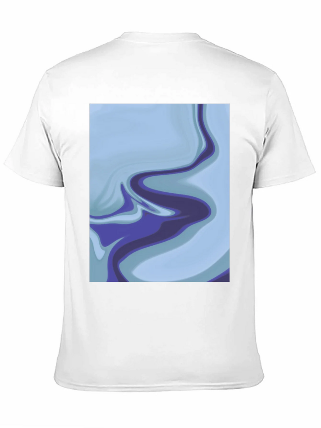 Abstract Marble Swirl Graphic Tee - Soft Black Cotton product image 10