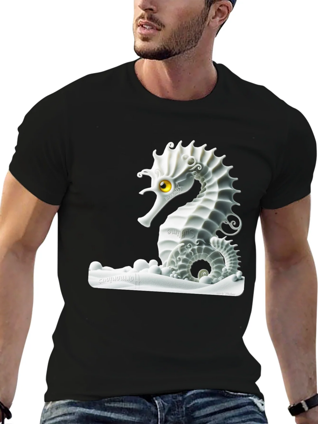 Seahorse Graphic T-Shirt - Unique Design product image 6